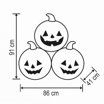 Felfújható Halloween tökrakás Felfújható Halloween tökrakás