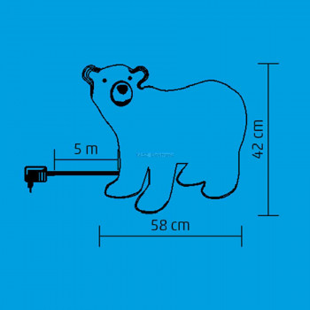 Jegesmedve dekoráció