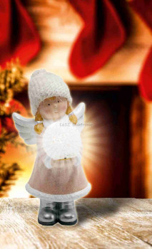 LED-es kerámia figura