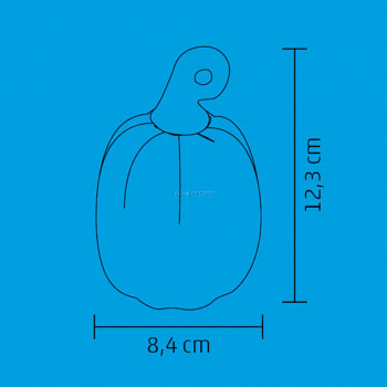 LED-es kerámia figura