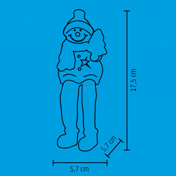 LED-es kerámia-plüss figura