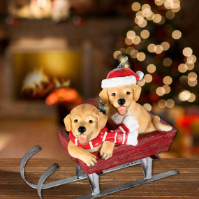 LED-es kerámia figura