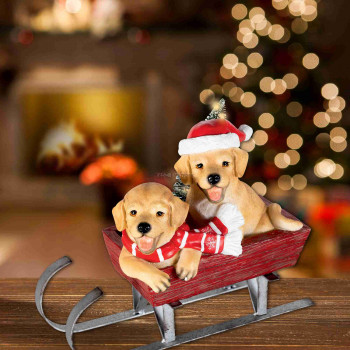 LED-es kerámia figura