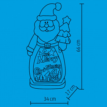 LED-es kerámia figura