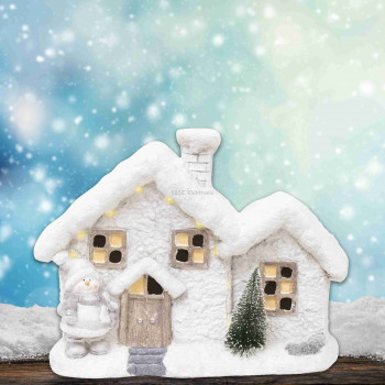 LED-es kerámia figura