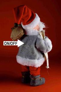 Táncoló, zenélő Mikulás, 30cm, 4,5V Táncoló, zenélő Mikulás, 30cm, 4,5V