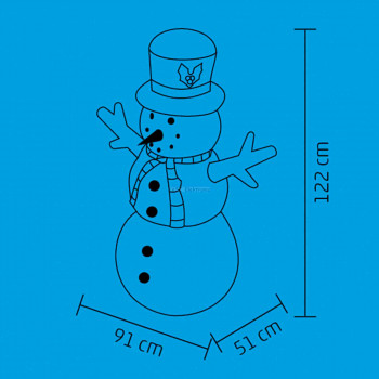 Felfújható hóember Felfújható hóember