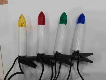 16 db "hagyományos" izzós gyertya fényfüzér