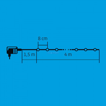 LED-es beltéri fényfüzér