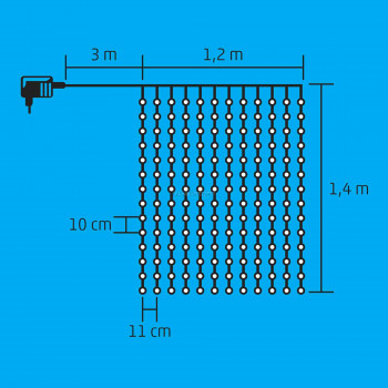 LED-es fényfüggöny