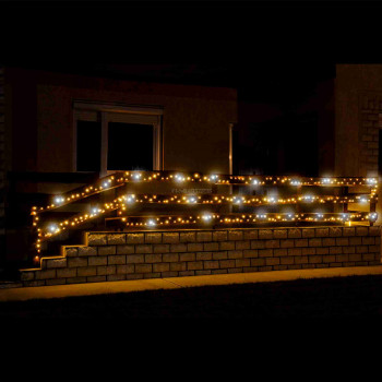 LED-es sziporkázó fényfüzér