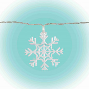 LED-es hókristály fényfüzér, fém LED-es hókristály fényfüzér, fém