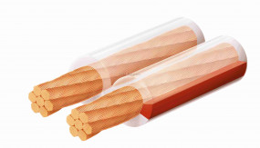 Hangszóróvezeték, transzparent, 2x4 mm, 50 m/tekercs