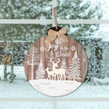 Fa ablak-, ajtódísz