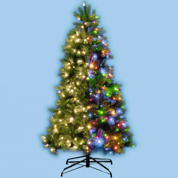 Műfenyő beépített LED világítással