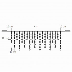 LED-es sorolható jégcsap fényfüggöny LED-es sorolható jégcsap fényfüggöny