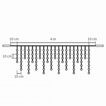 LED-es sorolható jégcsap fényfüggöny LED-es sorolható jégcsap fényfüggöny