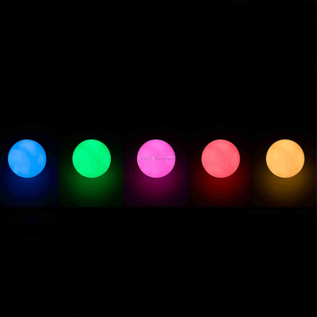 LED gömb hangulatvilágítás, RGBW