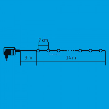 LED-es DUAL COLOR fényfüzér