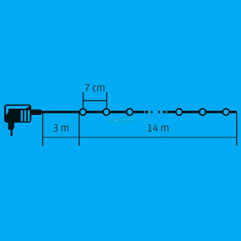 LED-es DUAL COLOR fényfüzér