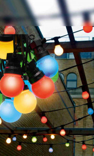 LED-gömb fényfüzér