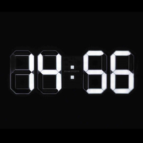 Digitális, 3D LED ébresztőóra