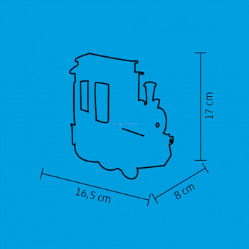 Lámpás vízkeveréssel, csillámokkal