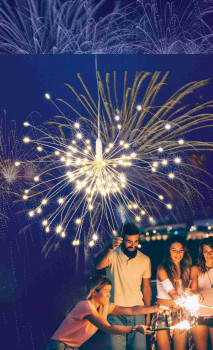 Micro LED-es tüzijáték dekoráció