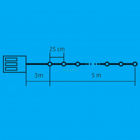 LED-es villanykörte fényfüzér LED-es villanykörte fényfüzér