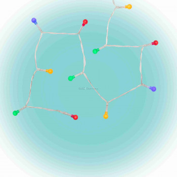 LED-es mini gömb fényfüzér