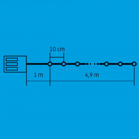 LED-es mini fényfüzér
