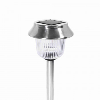 Napelemes kerti lámpa, fém