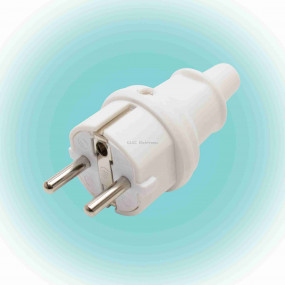 Földelt dugvilla egyenes kábelvezetéssel Földelt dugvilla egyenes kábelvezetéssel