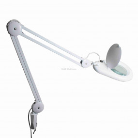 LED-es nagyítóslámpa, asztallapra szerelhetó, 3 dioptria