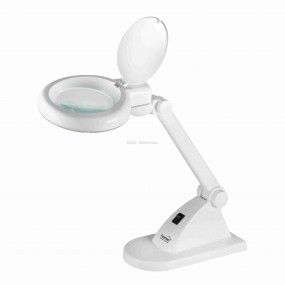 LED-es, nagyítós asztali lámpa