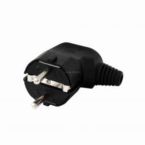 Földelt dugvilla oldalsó kábelvezetéssel