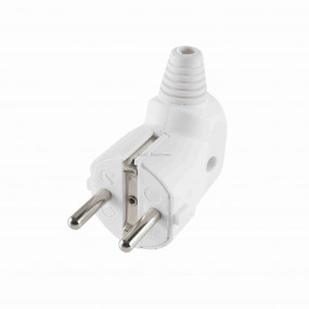 Földelt dugvilla oldalsó kábelvezetéssel Földelt dugvilla oldalsó kábelvezetéssel