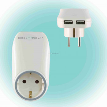 Hálózati aljzat USB töltőaljzatokkal Hálózati aljzat USB töltőaljzatokkal