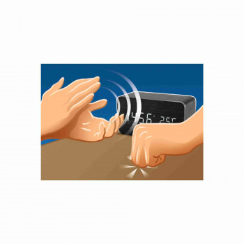 Digitális LED ébresztőóra