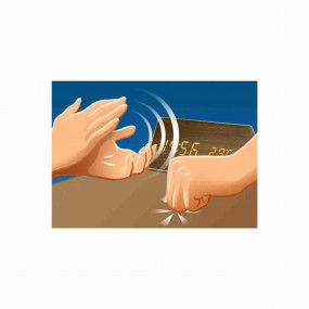 Digitális LED ébresztőóra