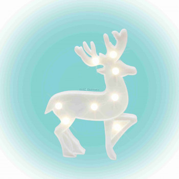 LED-es asztali dísz, rénszarvas