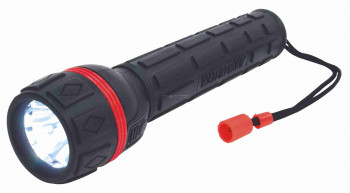 Elemlámpa, vízálló, gumírozott