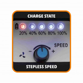 Akkumulátoros padlóventilátor