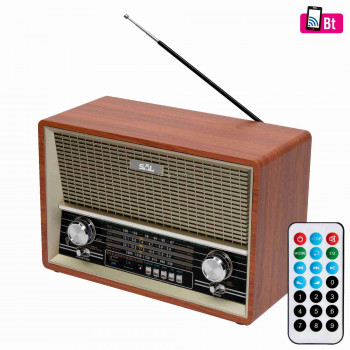 Retro asztali rádió és multimédia lejátszó Retro asztali rádió és multimédia lejátszó