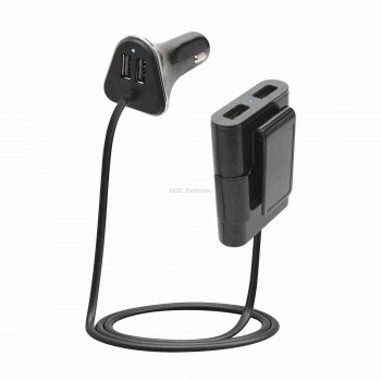 Nagyteljesítményű 4 x USB gyorstöltő Nagyteljesítményű 4 x USB gyorstöltő