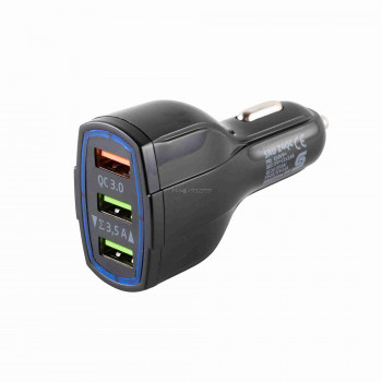 Autós USB töltő  Quick Charge funkcióval Autós USB töltő  Quick Charge funkcióval