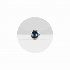 Nyomógomb, 250 V, 1ák, mini, fekete, záró