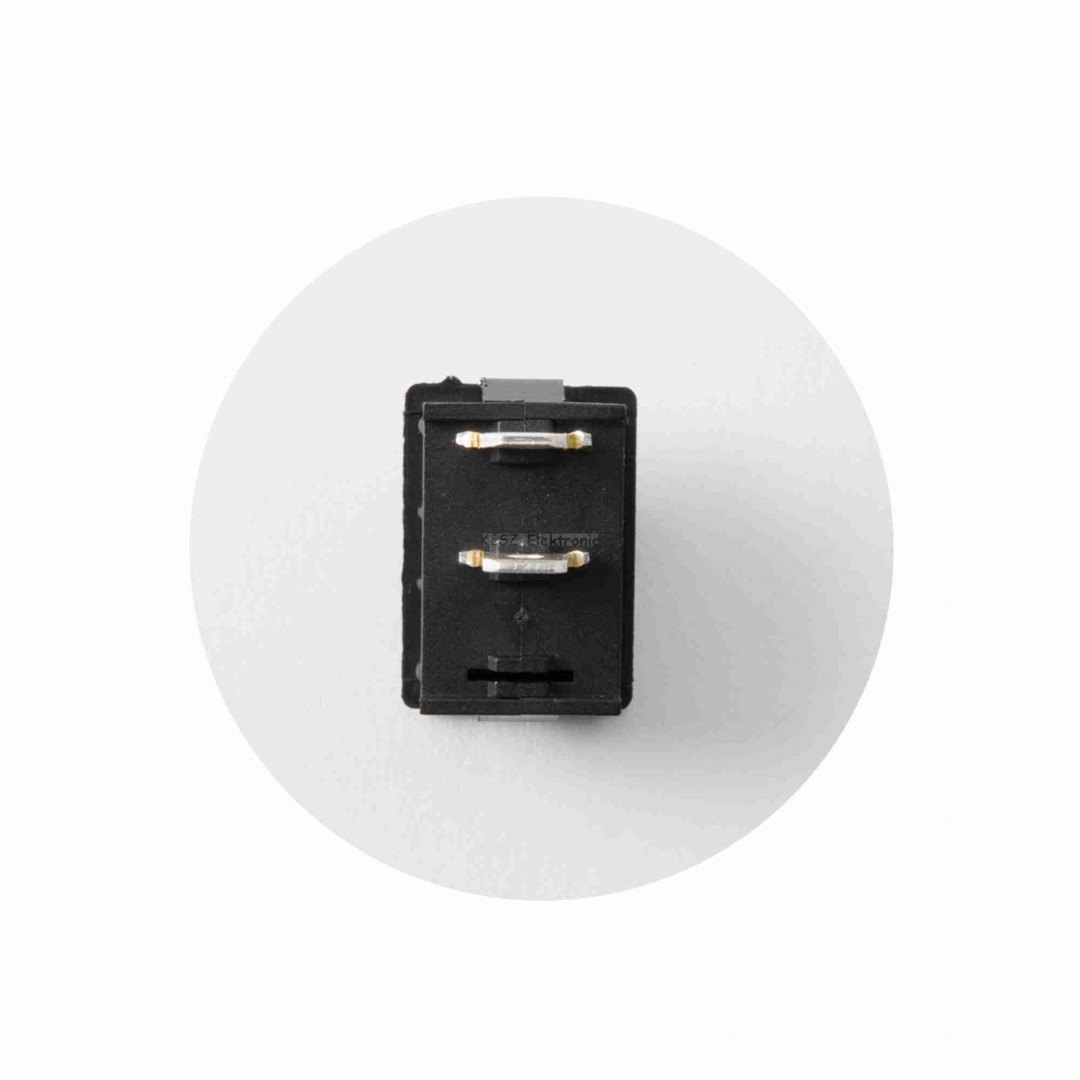 Mini billenőkapcsoló, 250V, 1ák, fekete