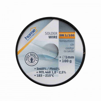 Forrasztóón, 1mm, 100g