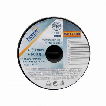Forrasztóón, 1mm, 500g